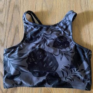 Kortni Jeane Youth 12/13 Racer Back Swim Top | Tropical Night